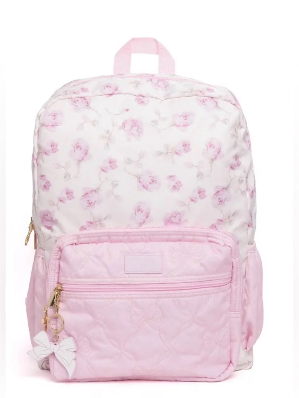 🩶LoveShackFancy x Target - Yoobi Ribbon Rosa Backpack Sterling Dusk - NEW 🆕
